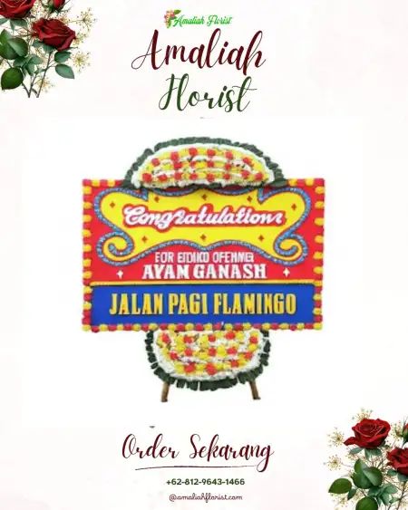 Sewa Papan Bunga Menggala Mas